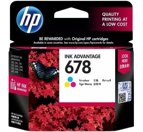 HP 678 Original Ink Advantage Cartridge (Colour)