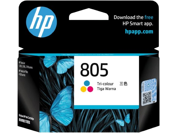HP 805 Original Ink Advantage Cartridge (Colour)