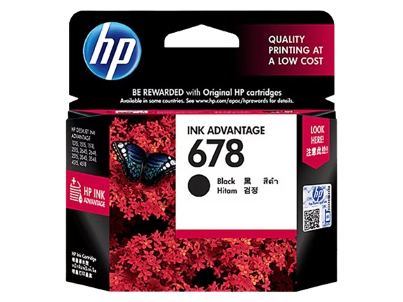 HP 678 Original Ink Advantage Cartridge (Black)
