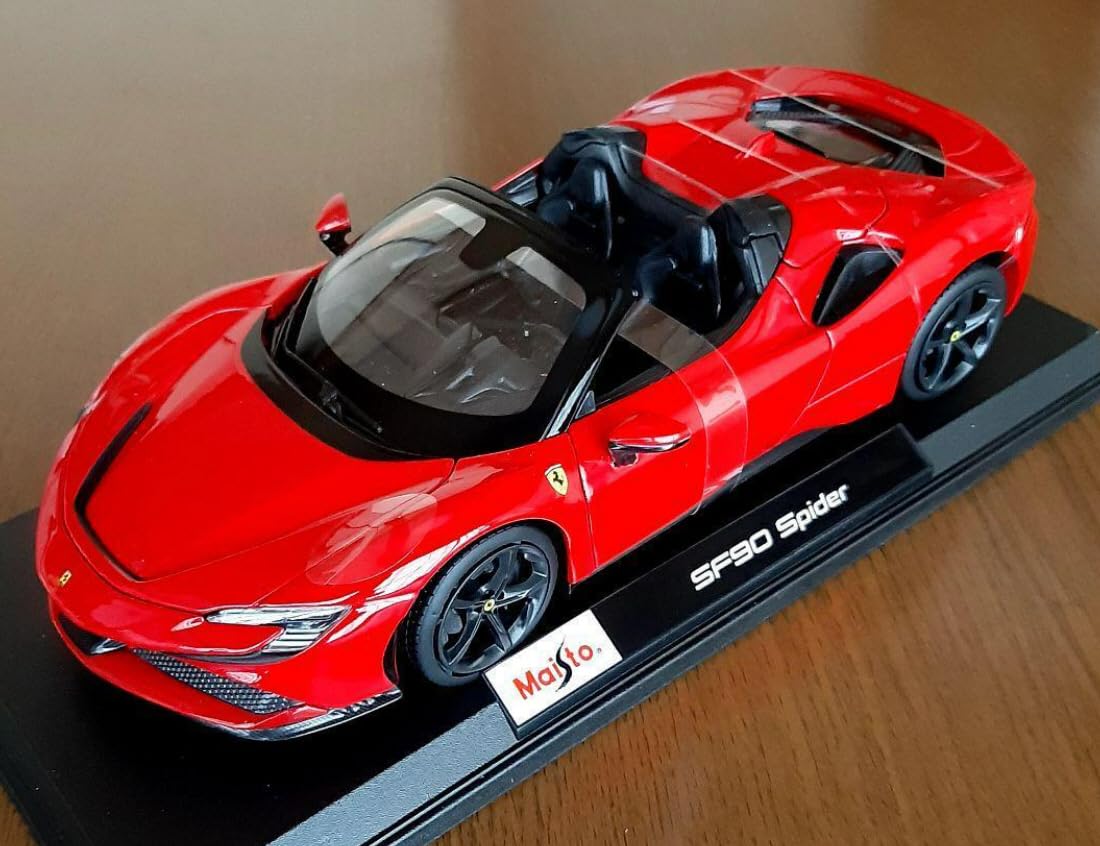 Maisto Ferrari SF90 Stradale – Red | 1:64 Scale Die-Cast Model