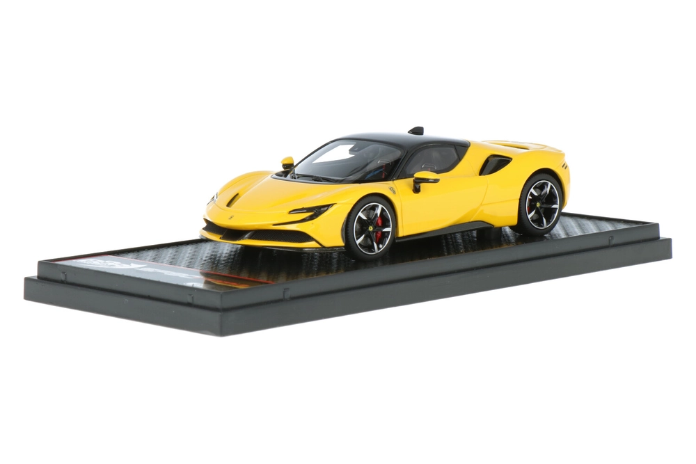 Maisto Ferrari SF90 Stradale – Yellow | 1:64 Scale Die-Cast Model